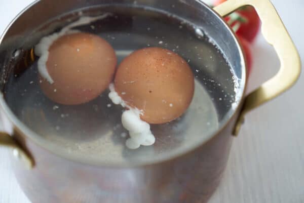 Aufgeplatzte Eier beim kochen