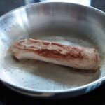 Schweinefilet von allen Seiten scharf angebraten